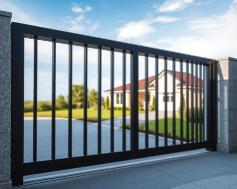 Wanneer is een stalen schuifpoort geschikt voor particulier gebruik?