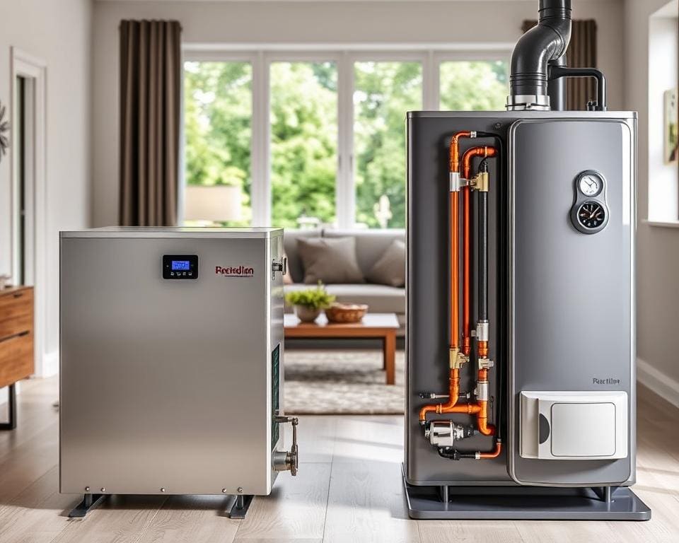 Wat is het verschil tussen een warmtepomp en cv-ketel?