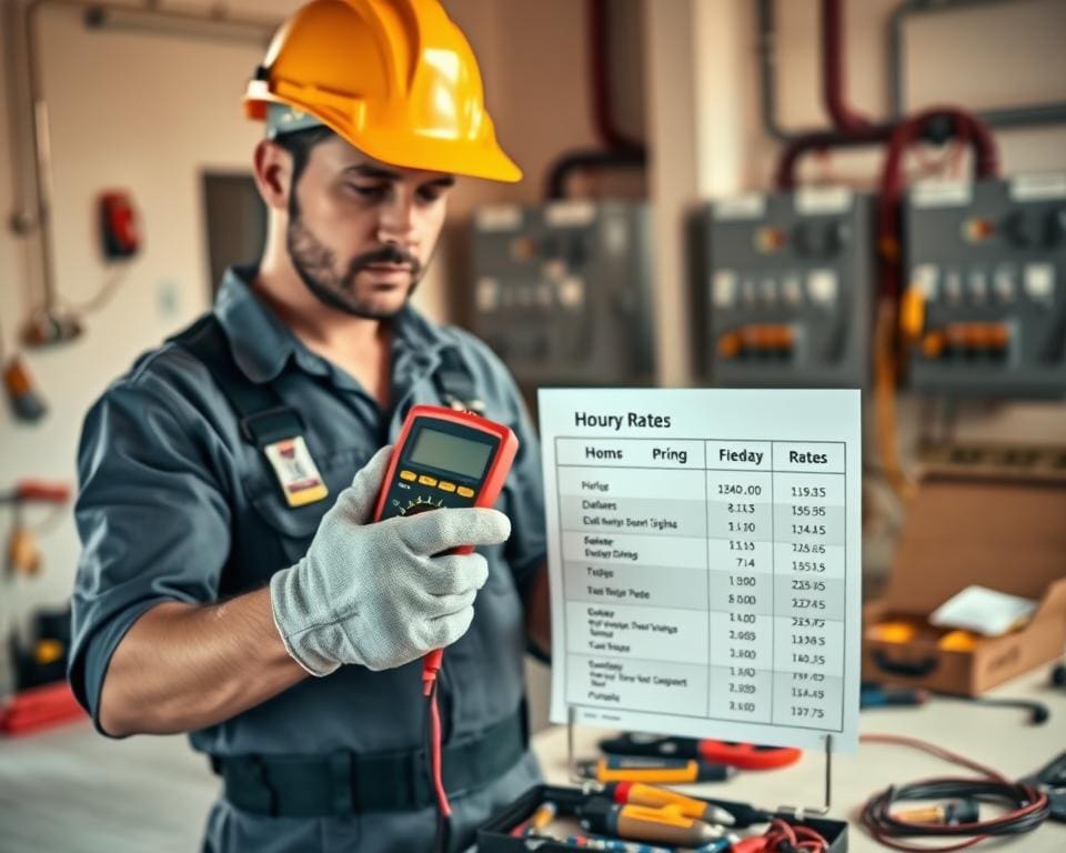 Wat kost een elektricien per uur?