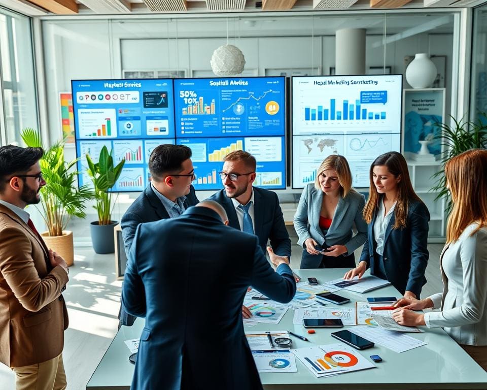 Wat zijn populaire marketingdiensten?