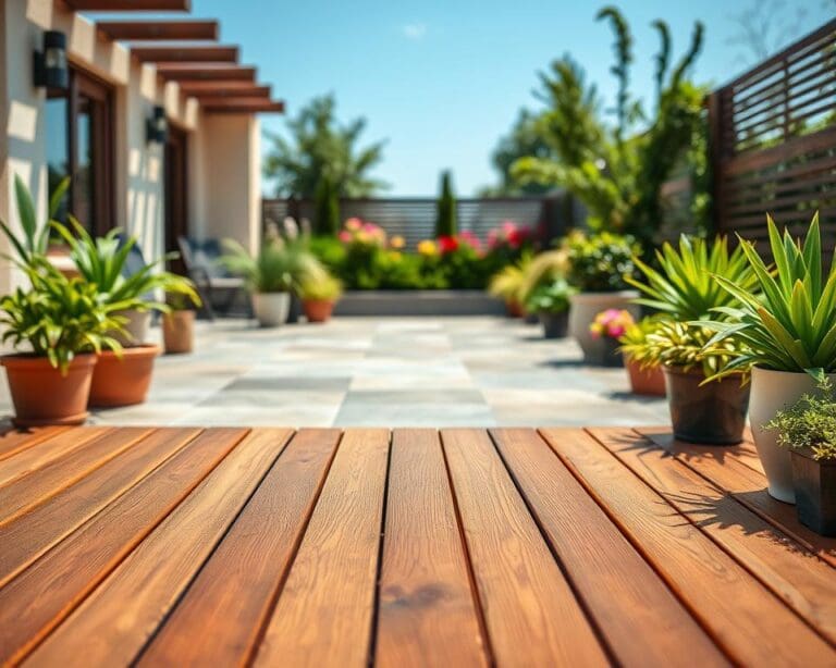 Welke materialen zijn geschikt voor een terras?