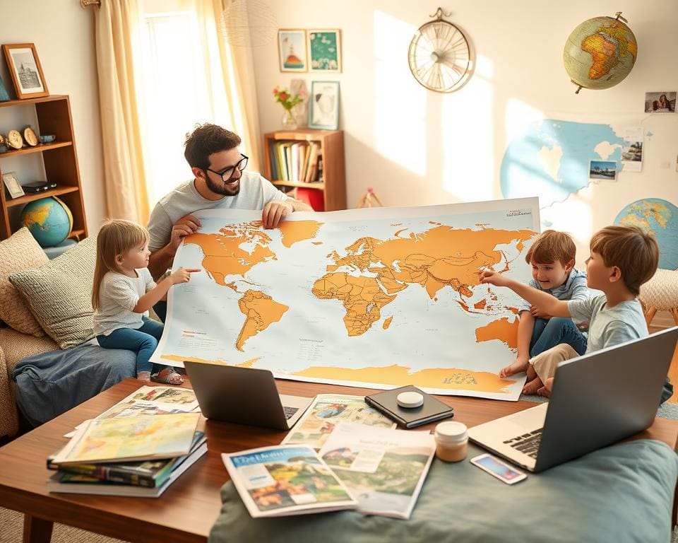 Hoe plan je een wereldreis met gezin?