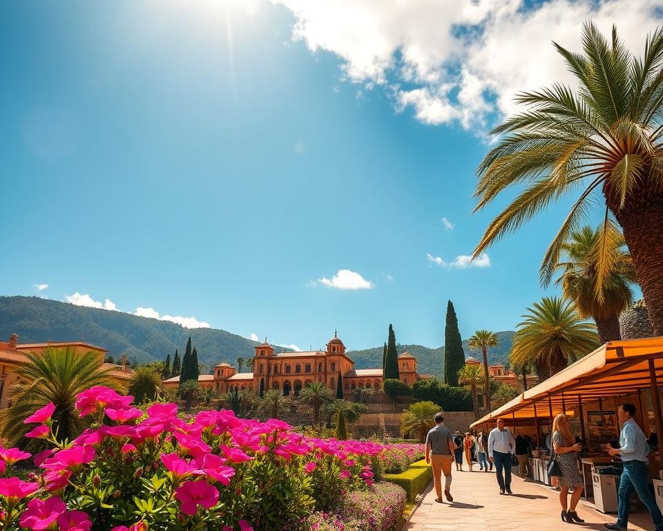 Welke plekken zijn populair in Andalusië?