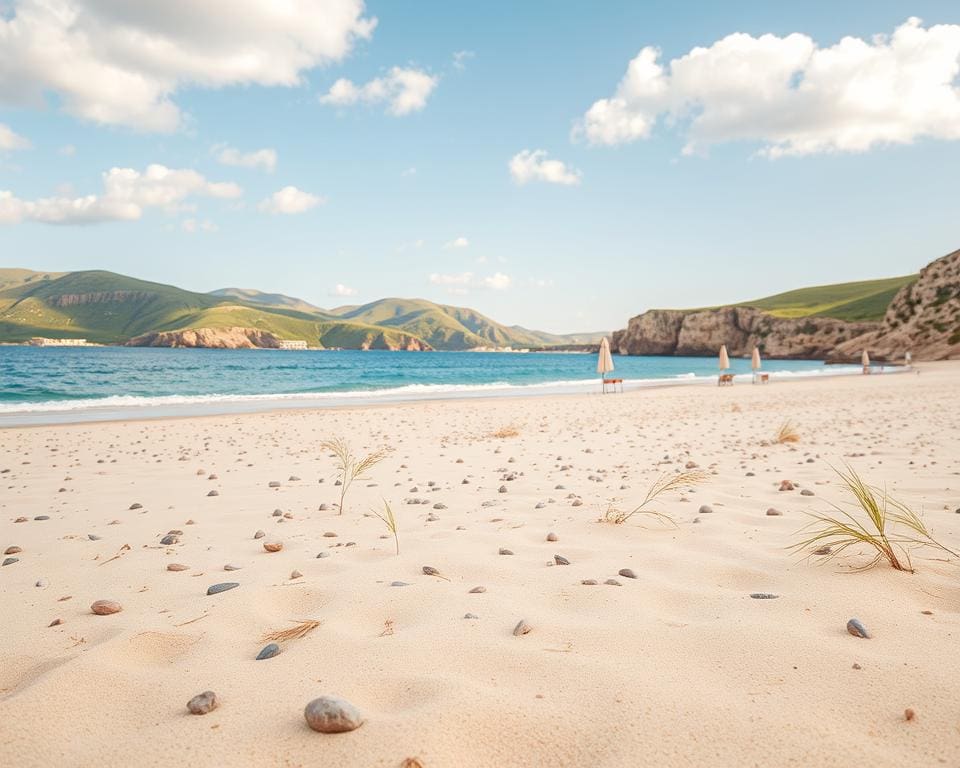 Welke stranden zijn rustig op Sardinië?