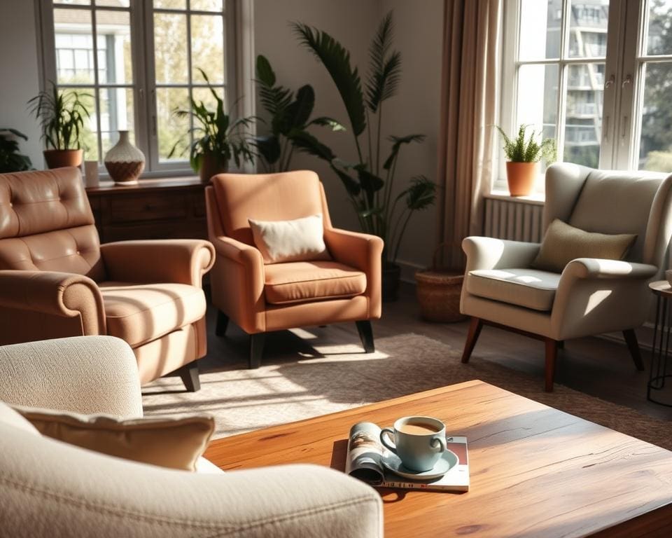 Hoe kies je een comfortabele fauteuil voor de woonkamer?