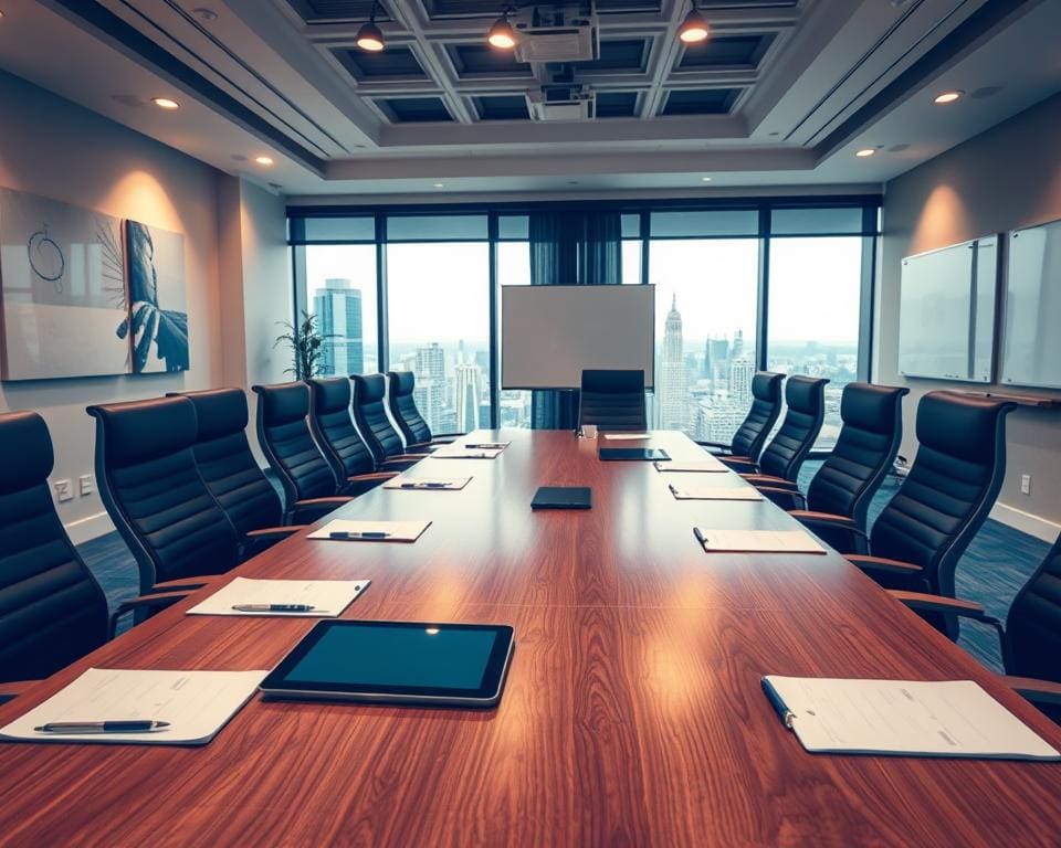 vergadertafel kantoor