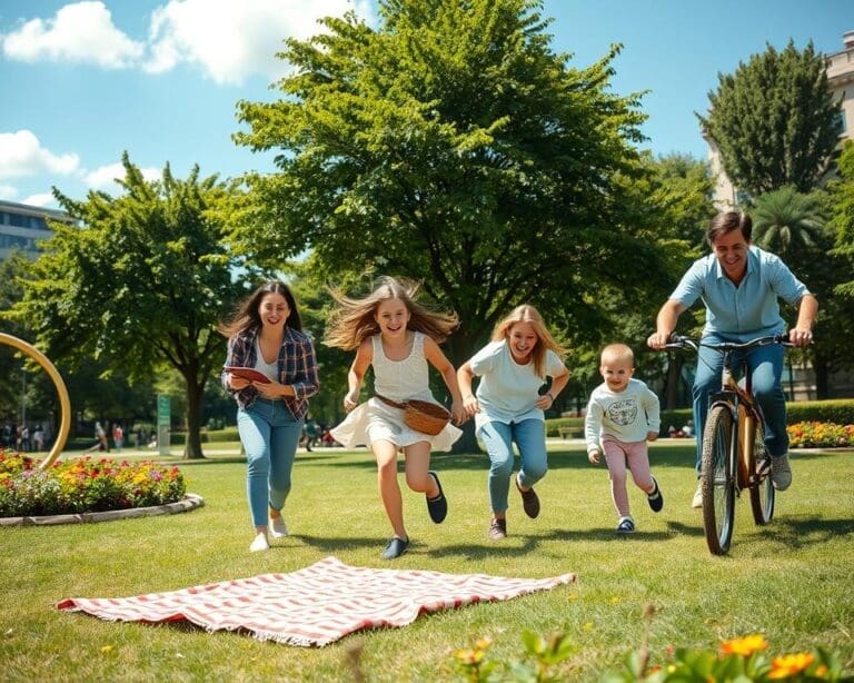 actief uitje familie
