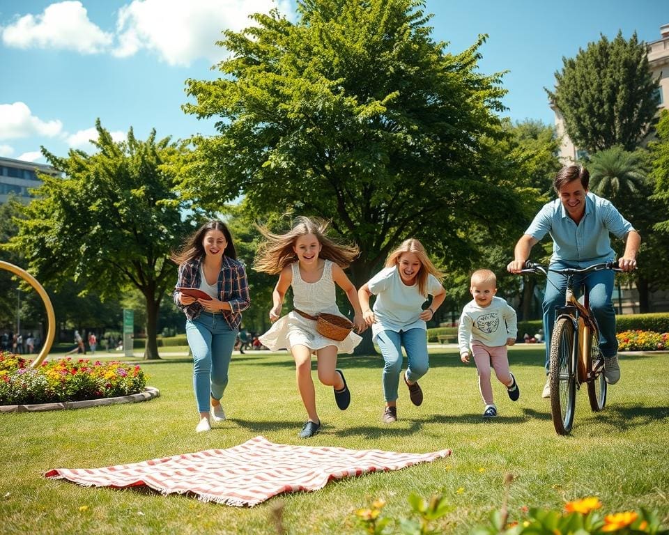 actief uitje familie