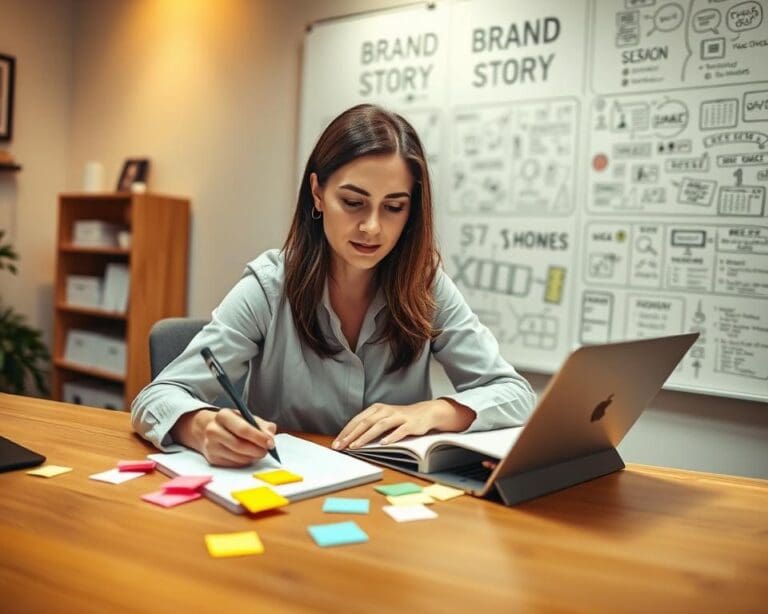 merkverhaal opbouwen