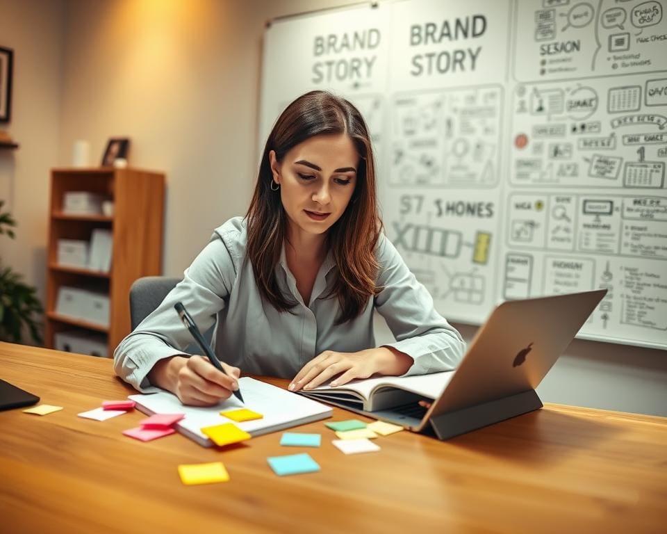 merkverhaal opbouwen