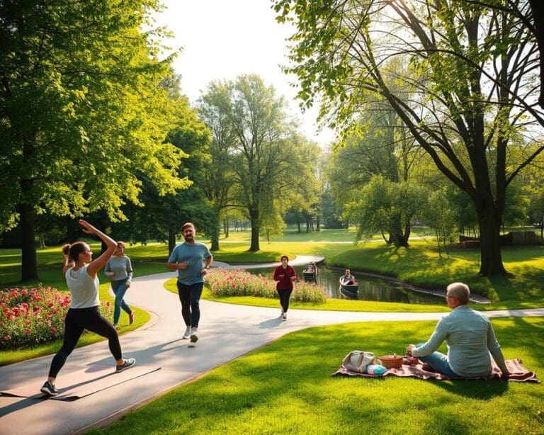 ontspanning en actie vrije tijd