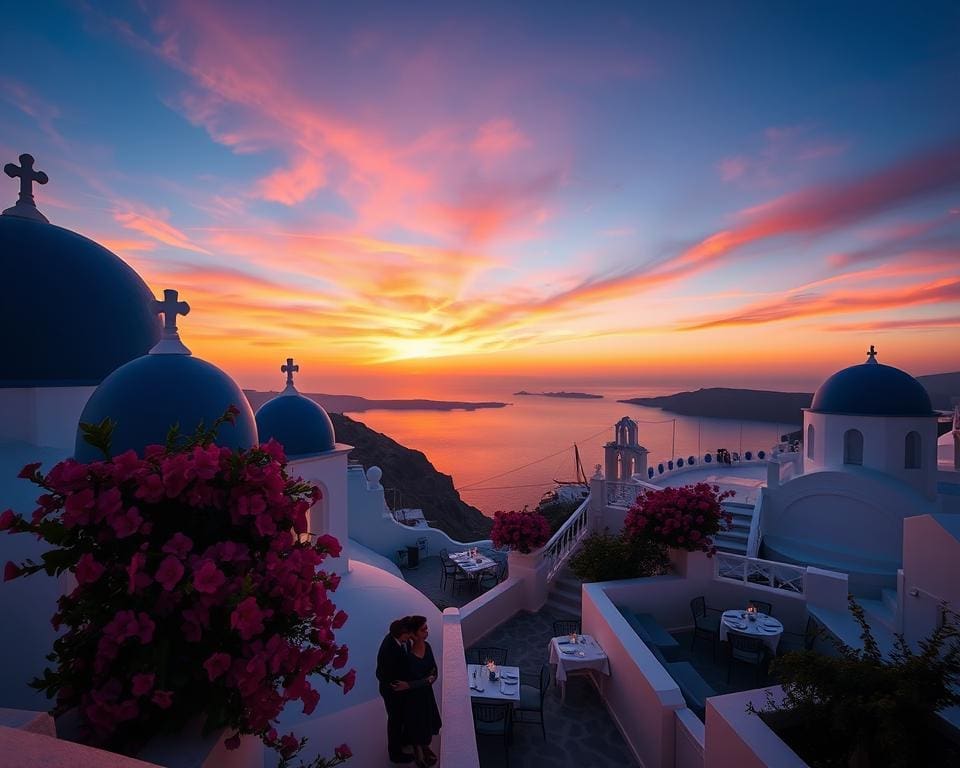 santorini romantische reis