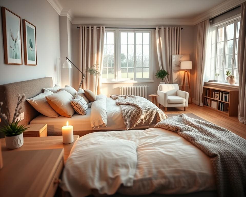 rustige slaapkamer