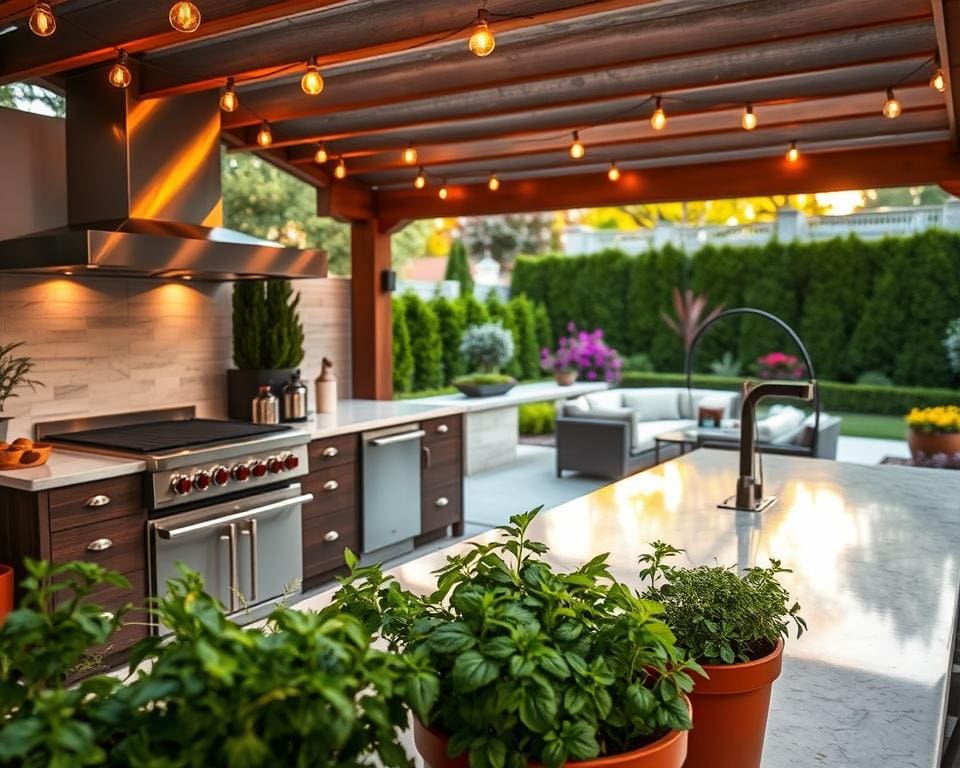 luxe buitenkeuken
